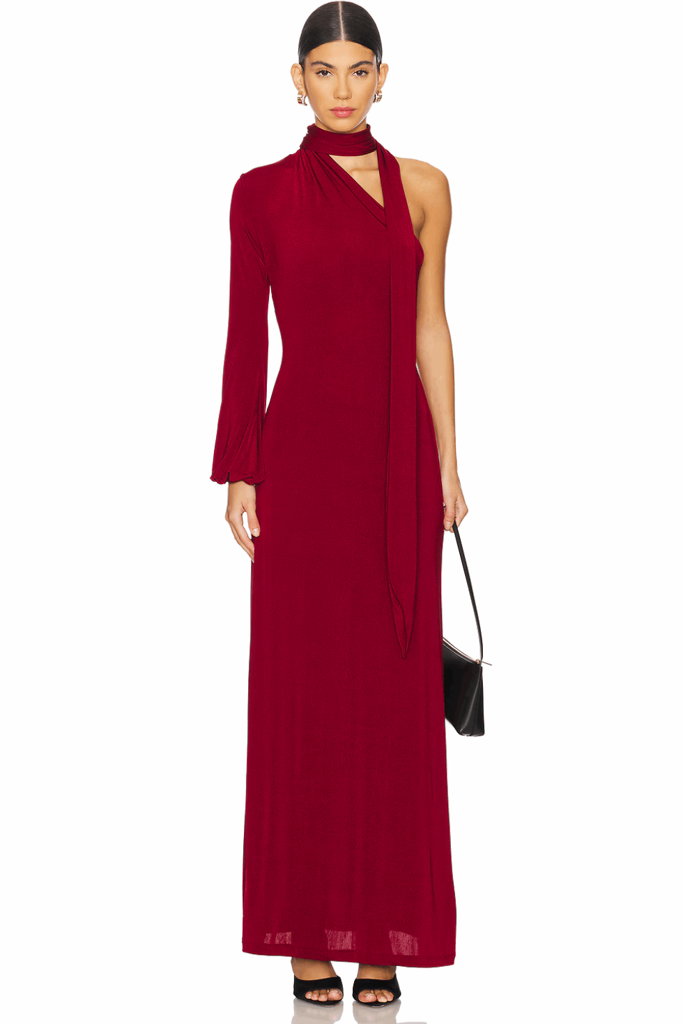 Maxi scarf dress - Red