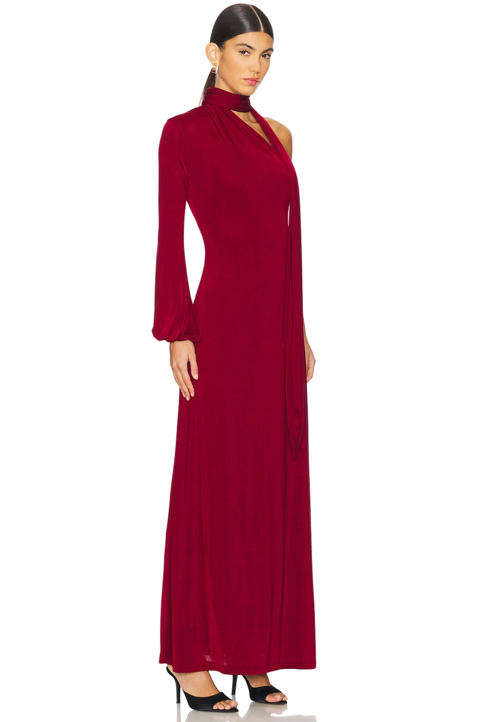 Maxi scarf dress - Red