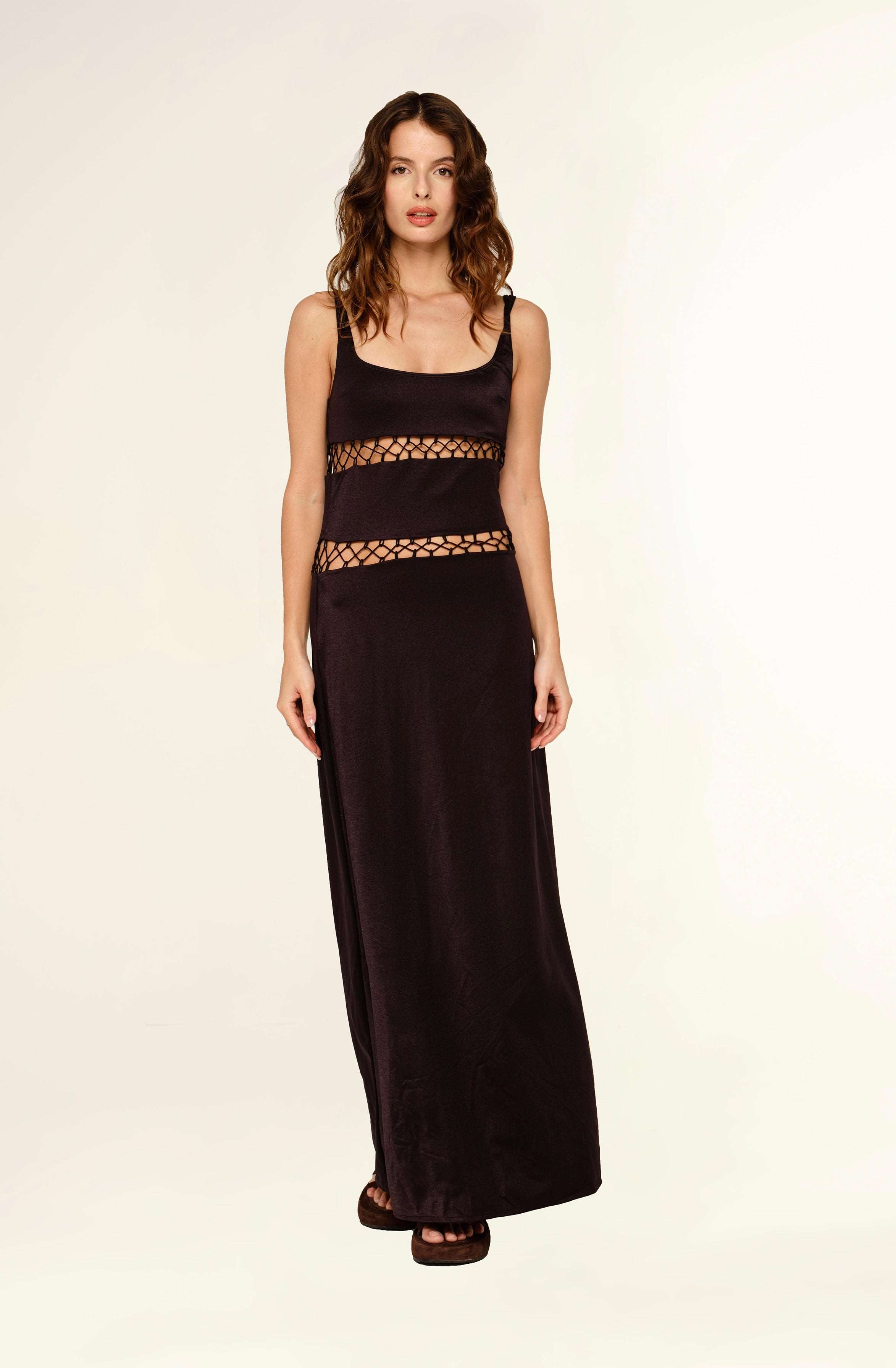 Donatella maxi dress - Black