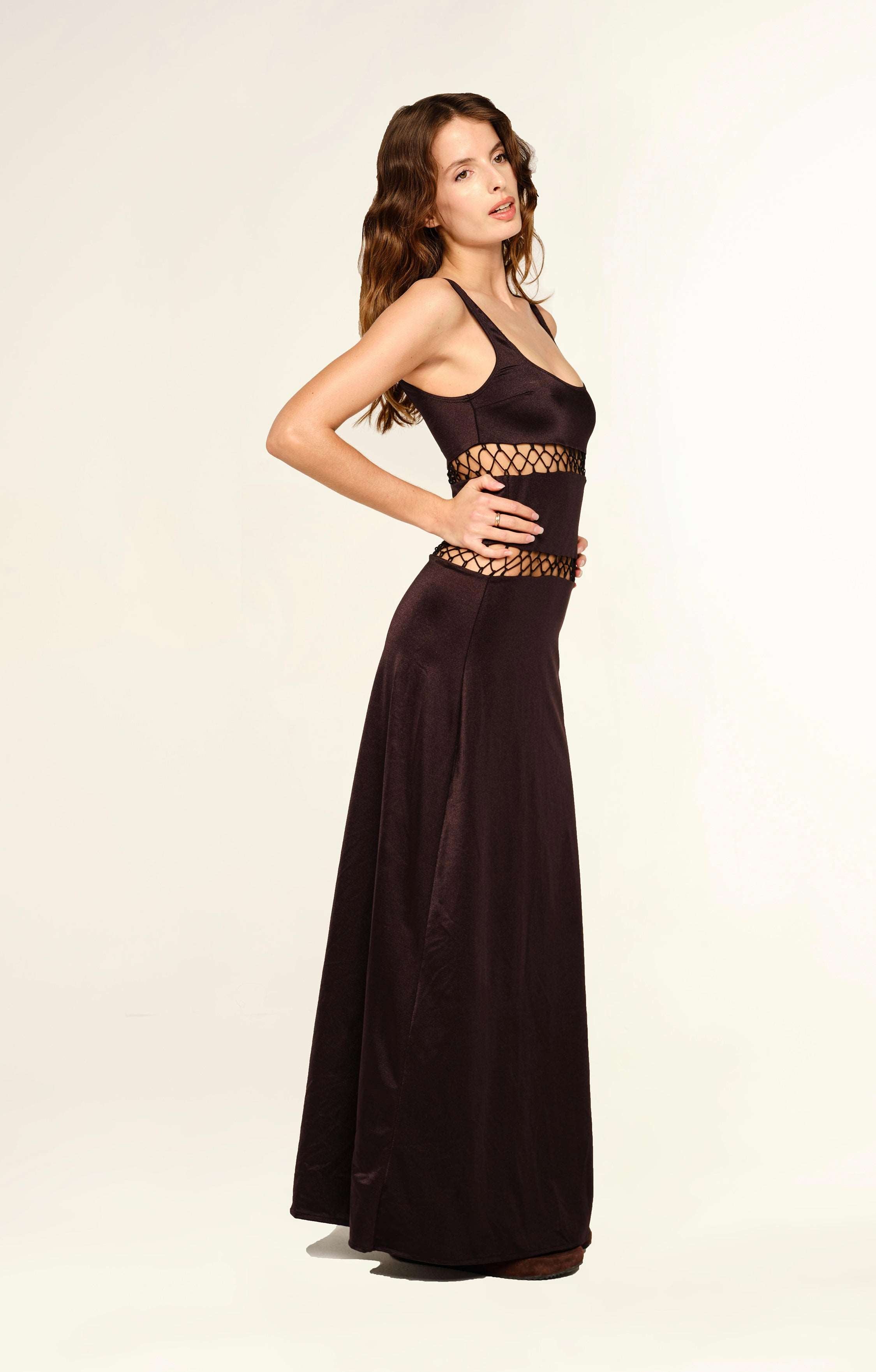 Donatella maxi dress - Black