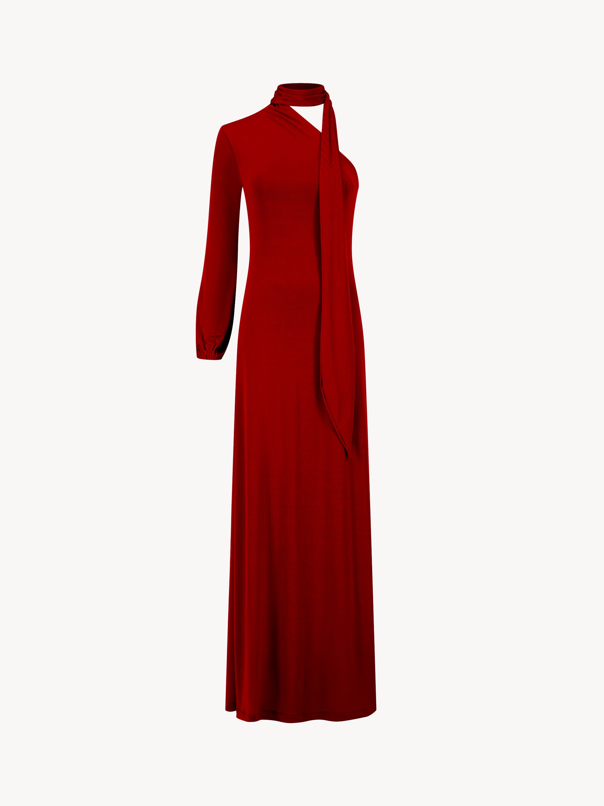 Maxi scarf dress - Red