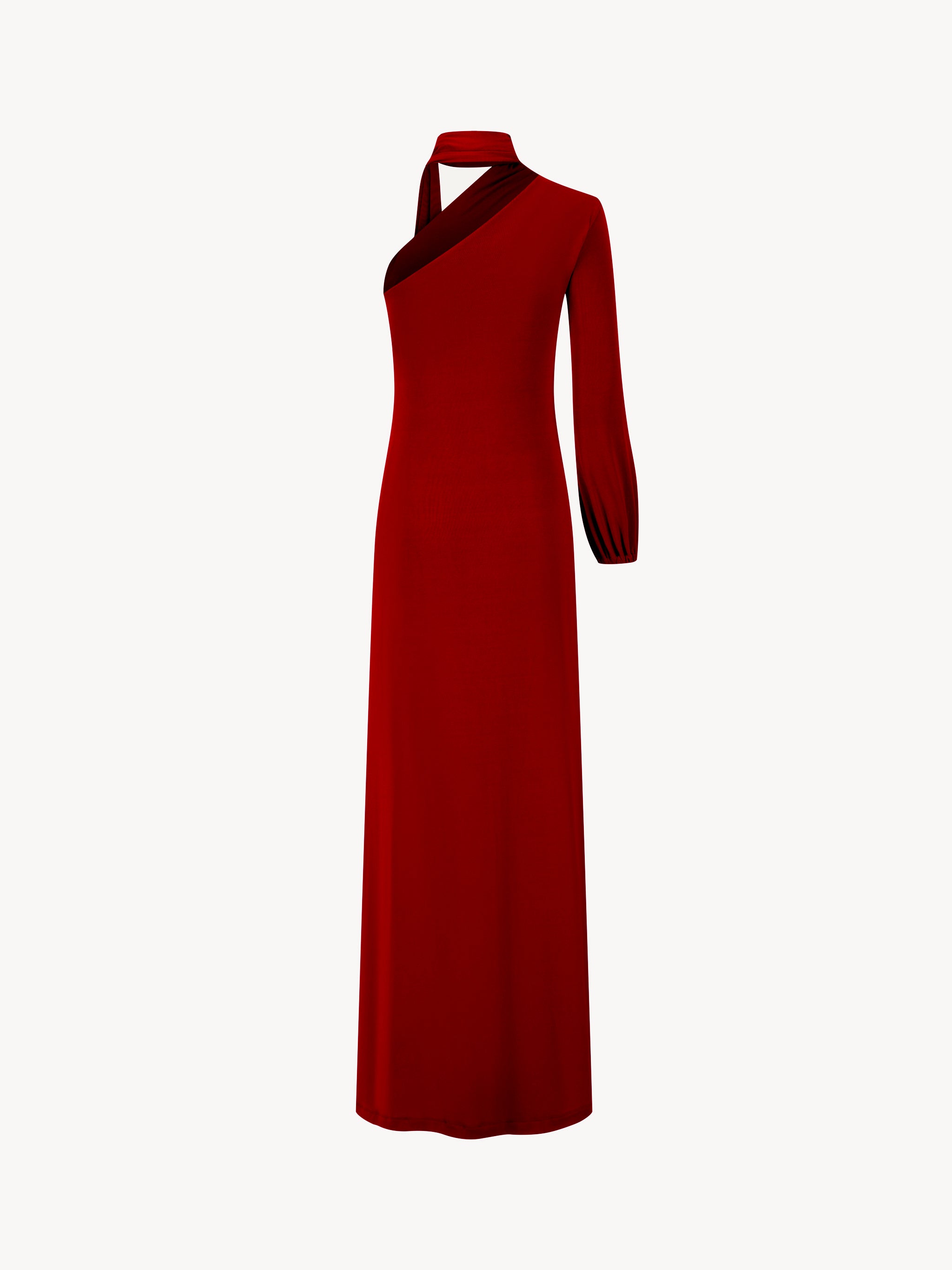 Maxi scarf dress - Red