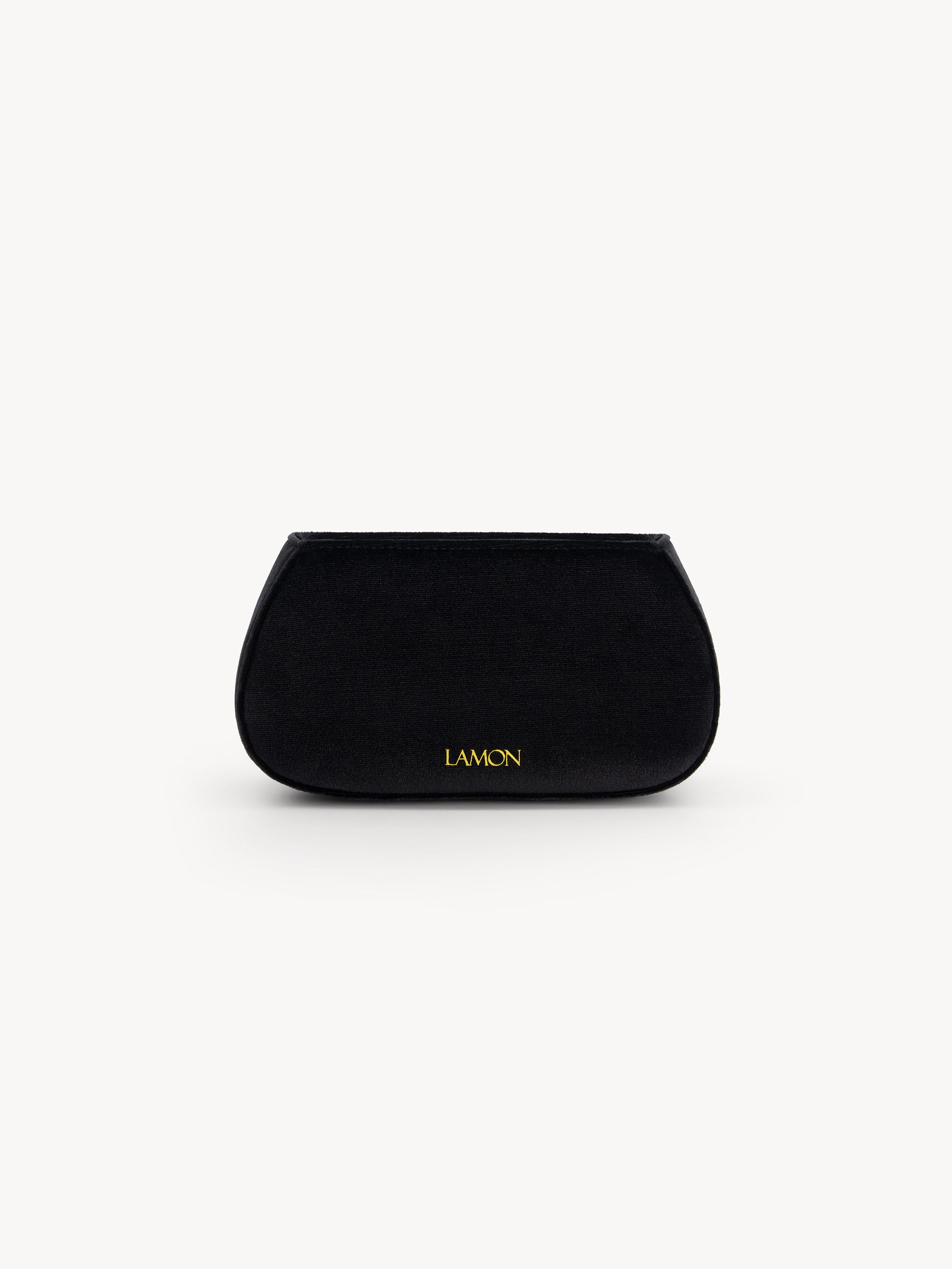 Click Clack bag - Black velvet