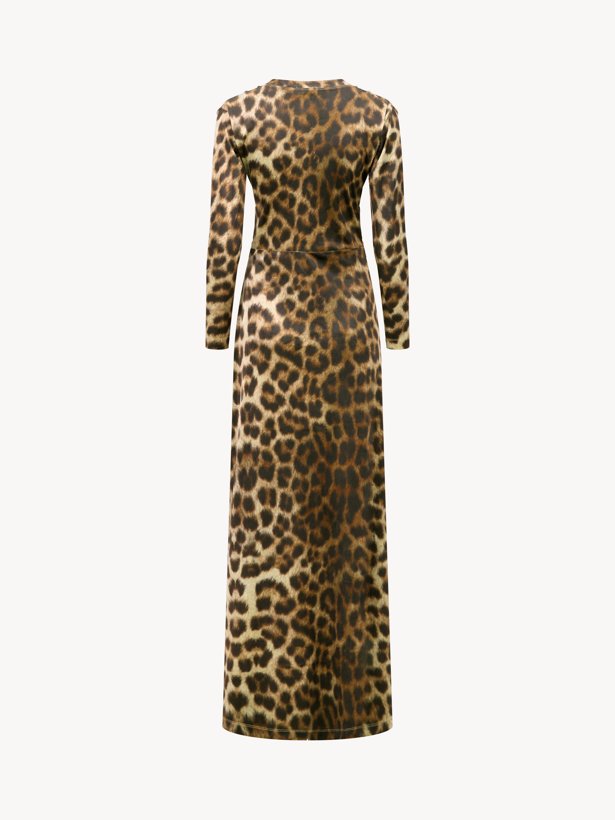 Amanda maxi dress velvet - Leopard