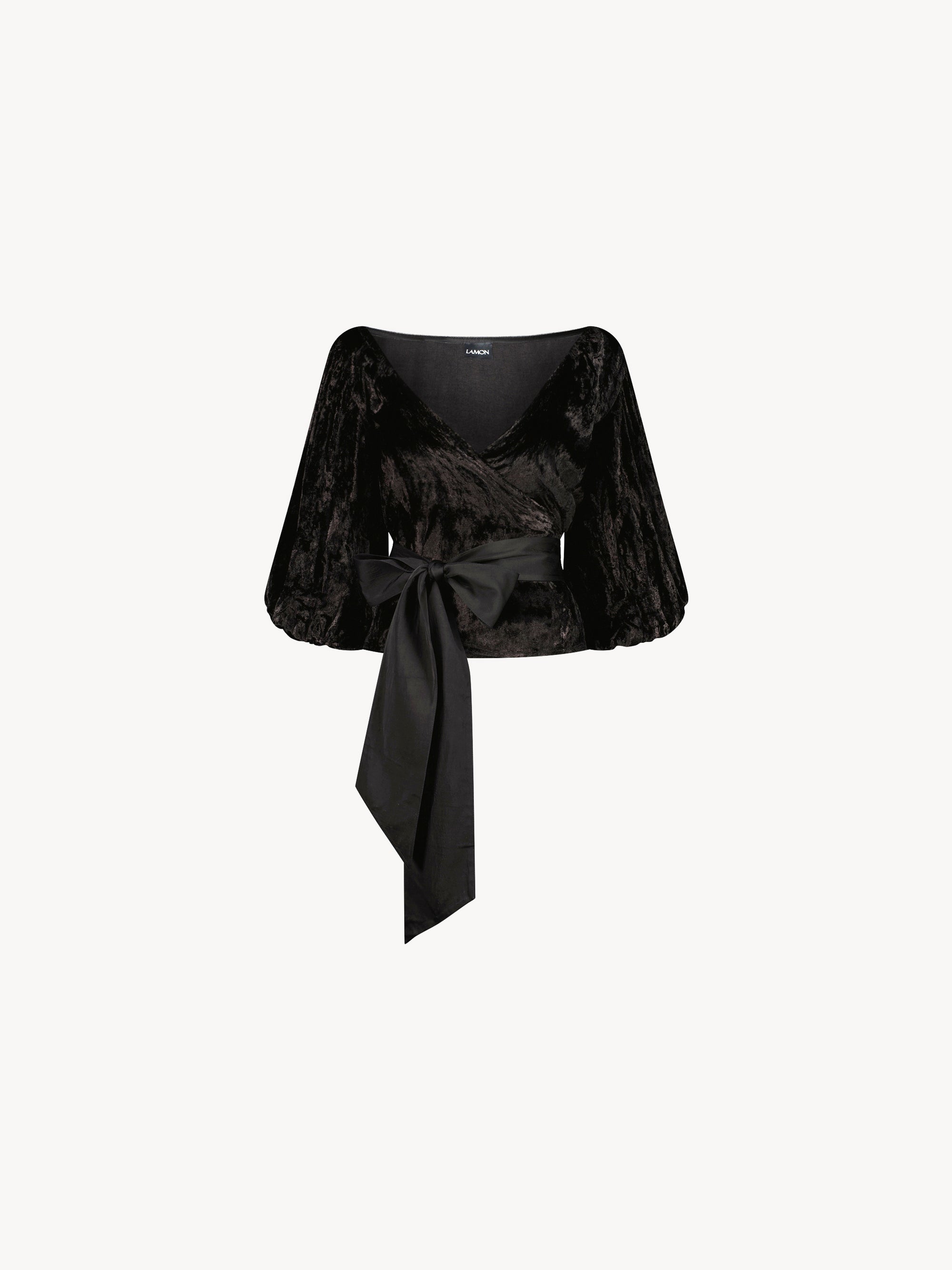 Love top velvet - Black