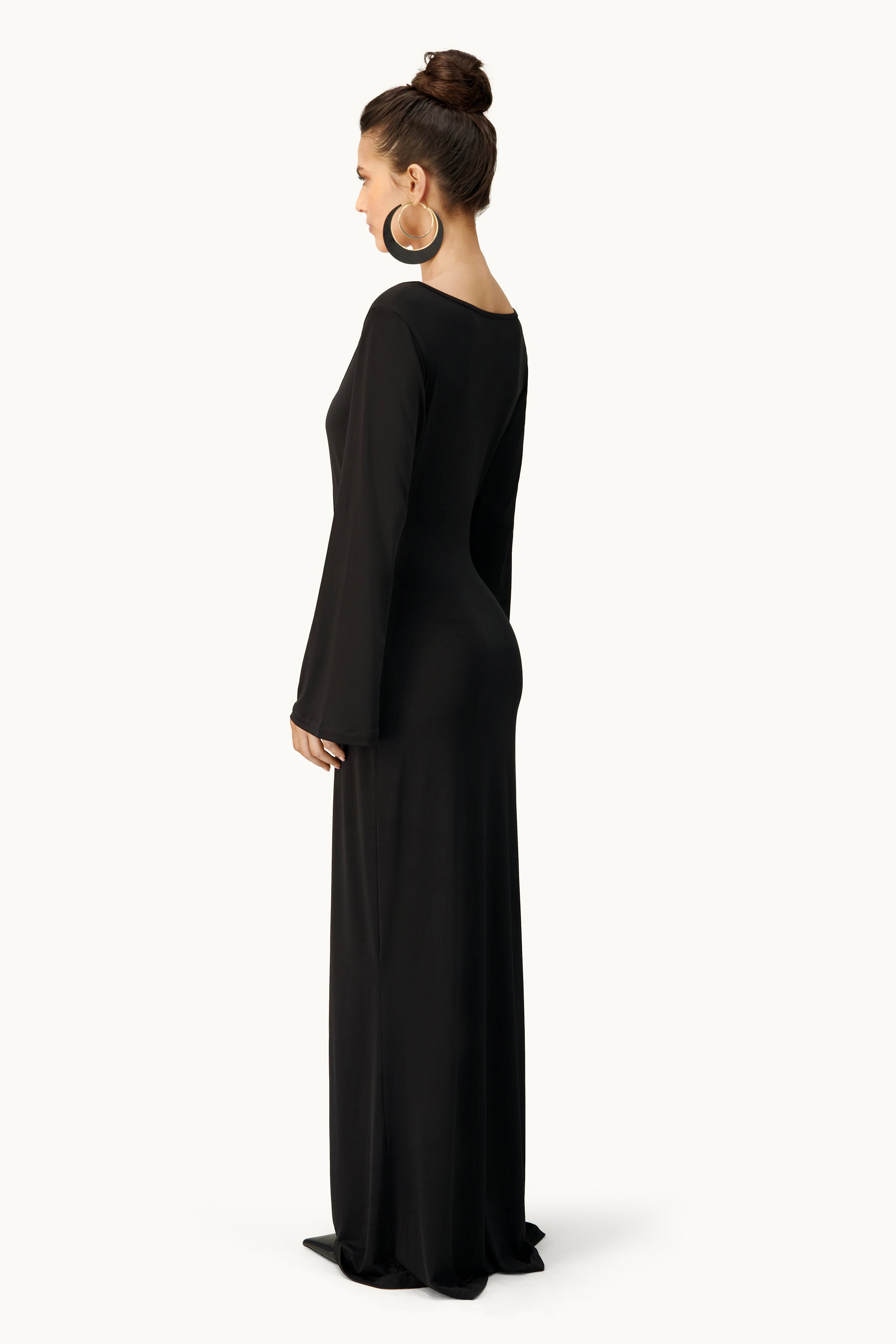 Star maxi dress - Black